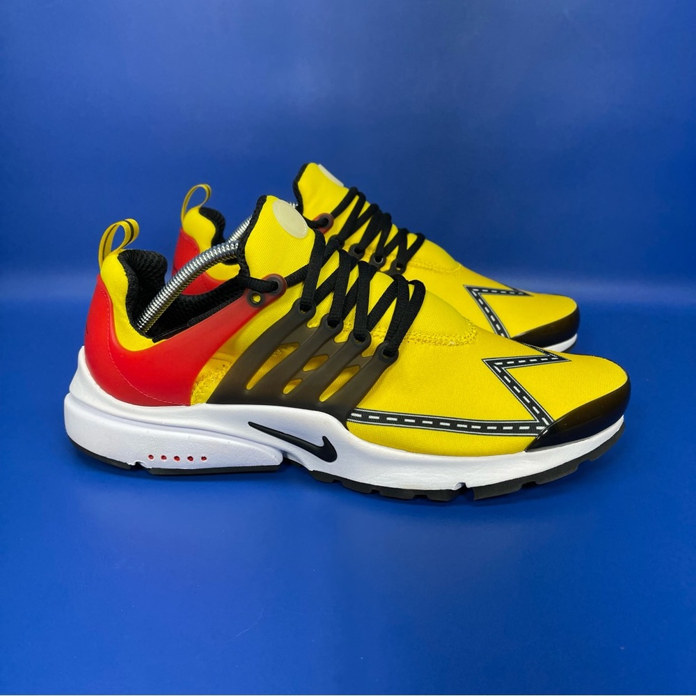NEW Nike Air Presto “Road Race” Athletic Shoes Speed Yellow Black Red White